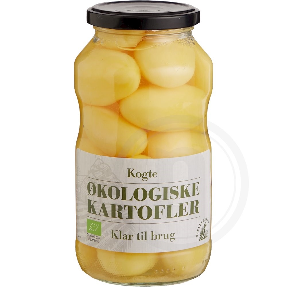 Kartofler i glas (kogte) øko.