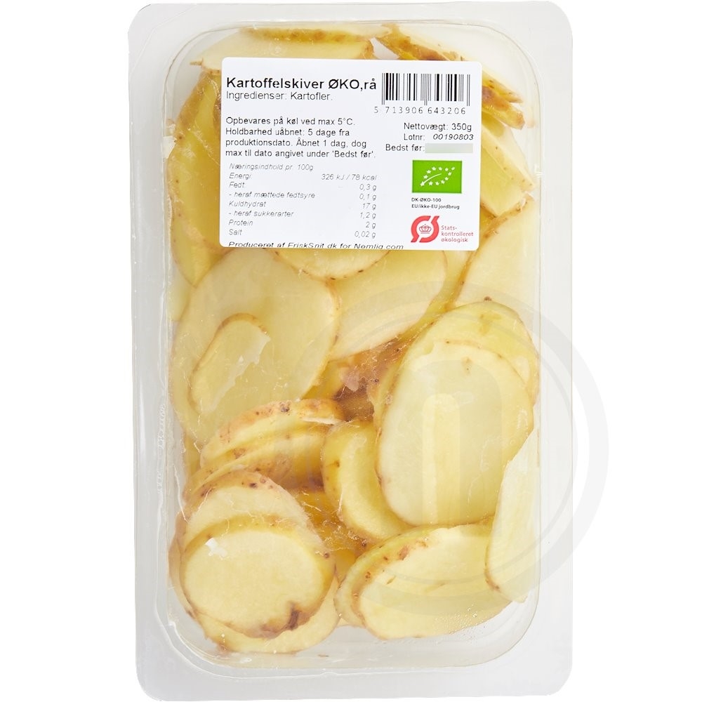 Kartofler i skiver øko.