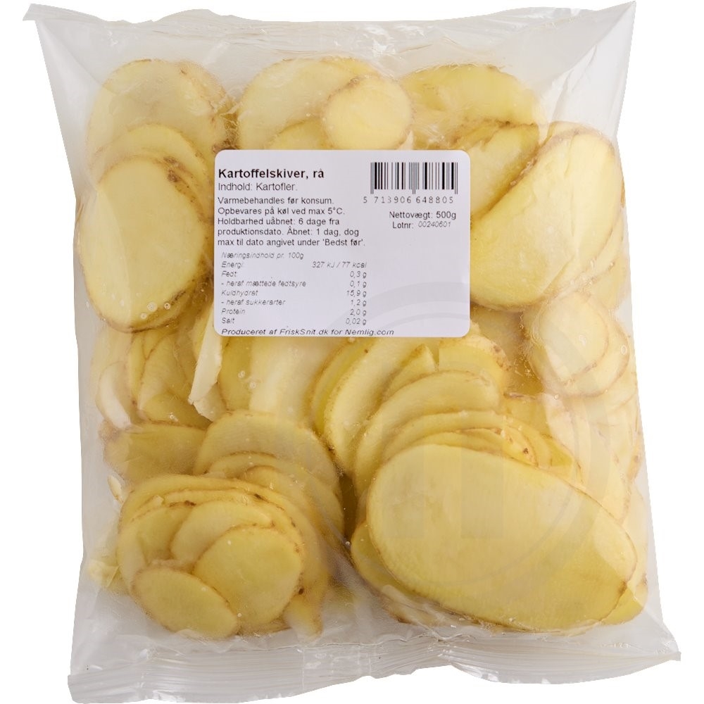 Kartofler i Skiver med Skræl