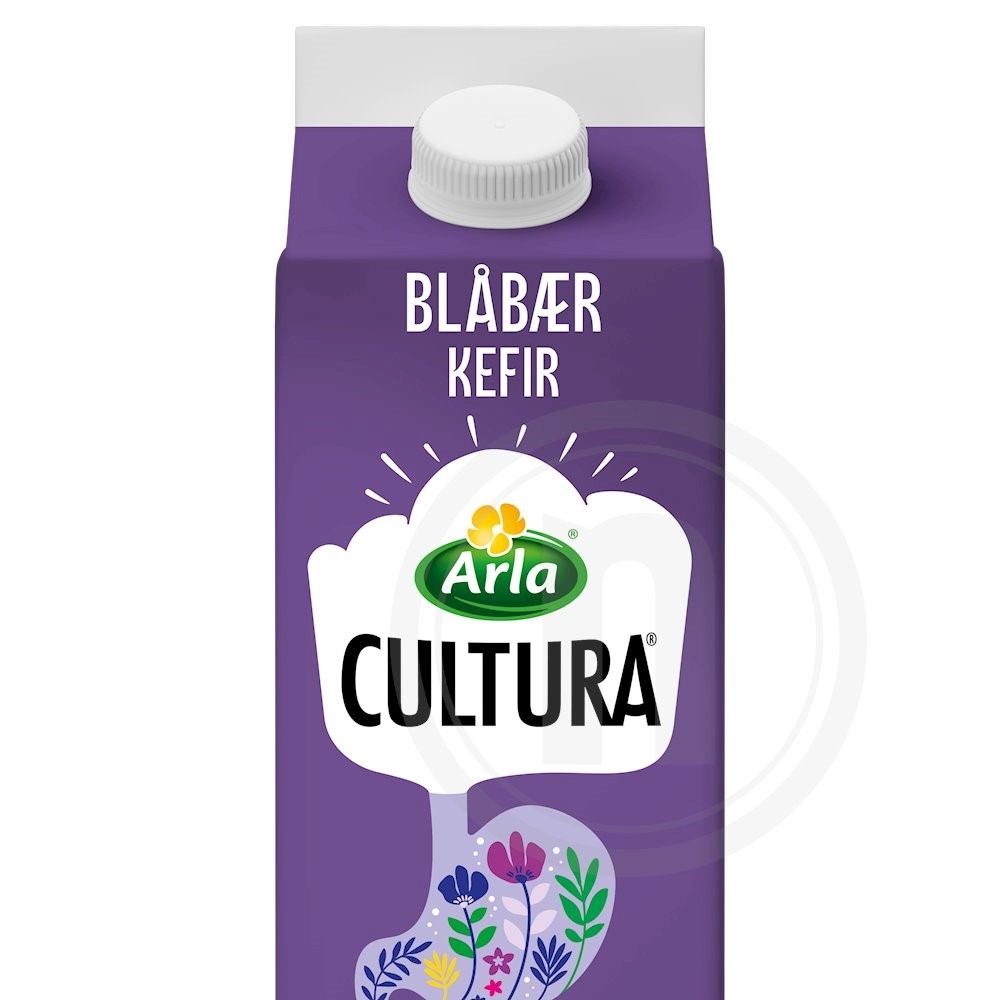 Kefir m. blåbær 2,3%
