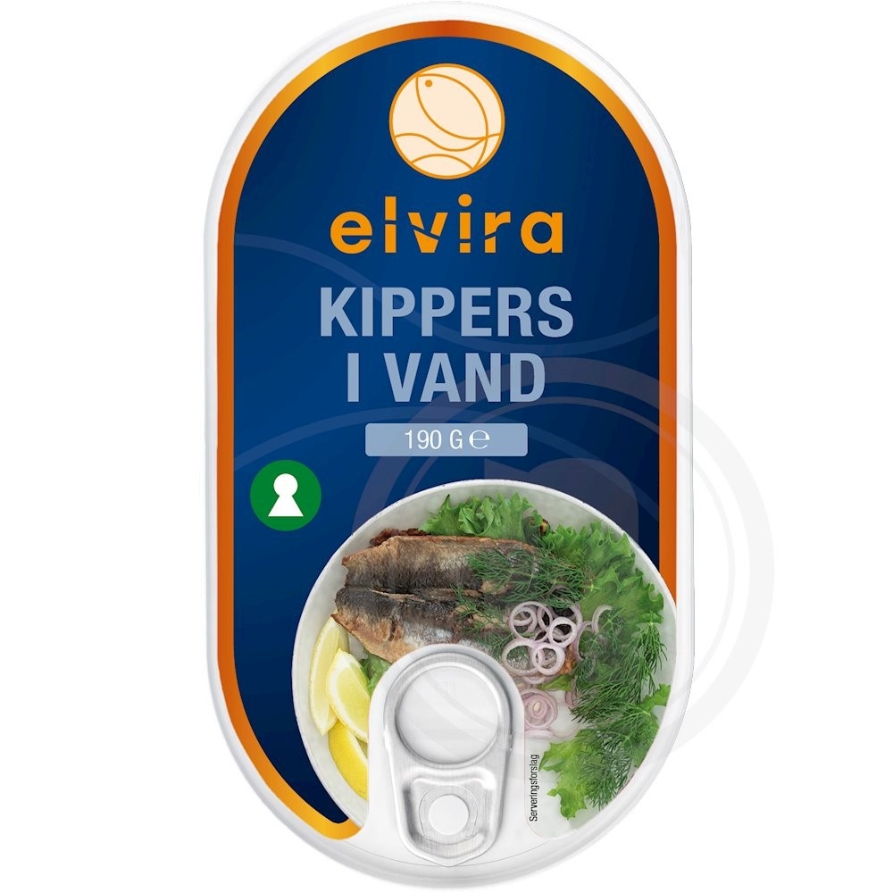 Kippers i vand – produktbillede