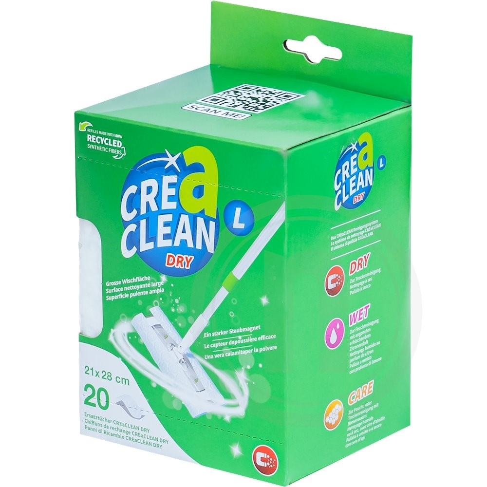 CreaClean Klude Refill Tør Mopning