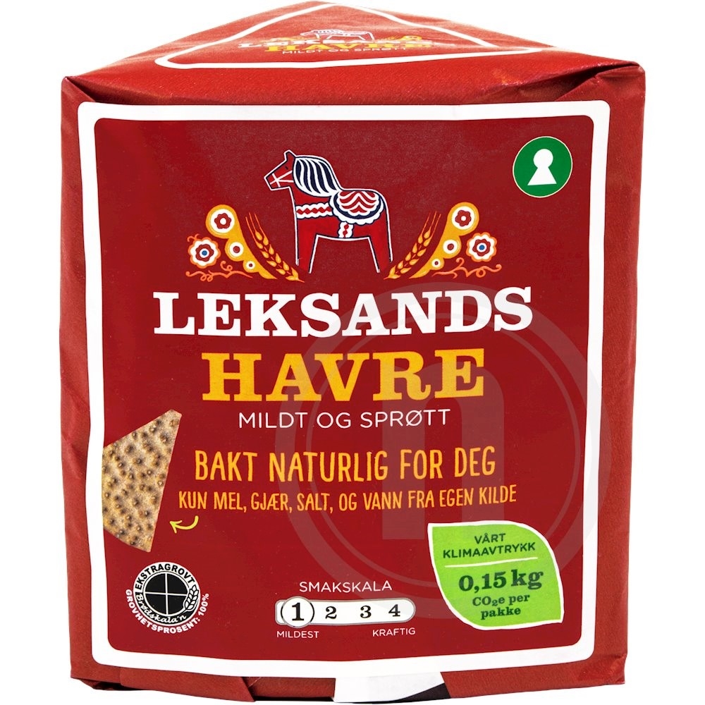 Leksands Knækbrød Med Havre
