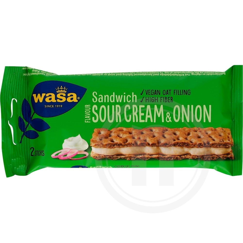 Knækbrød sandwich m. sourcream