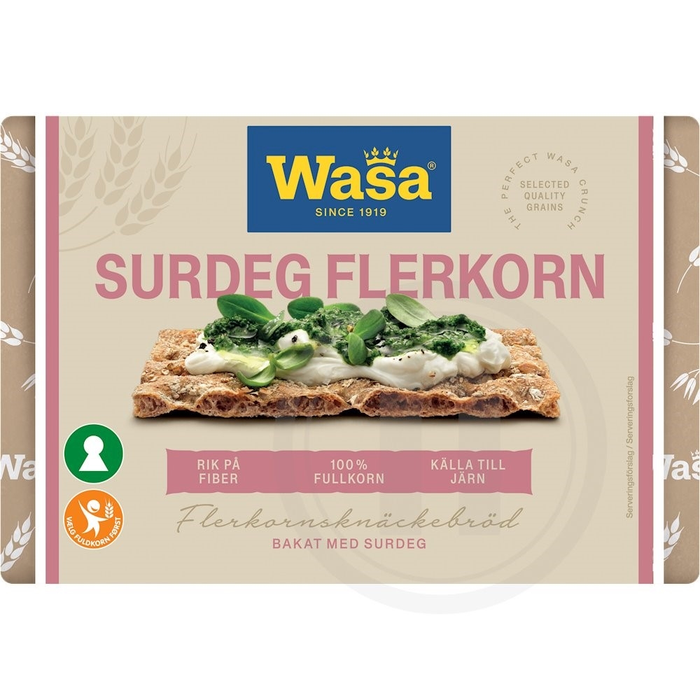 Knækbrød surdeg m. flerkorn