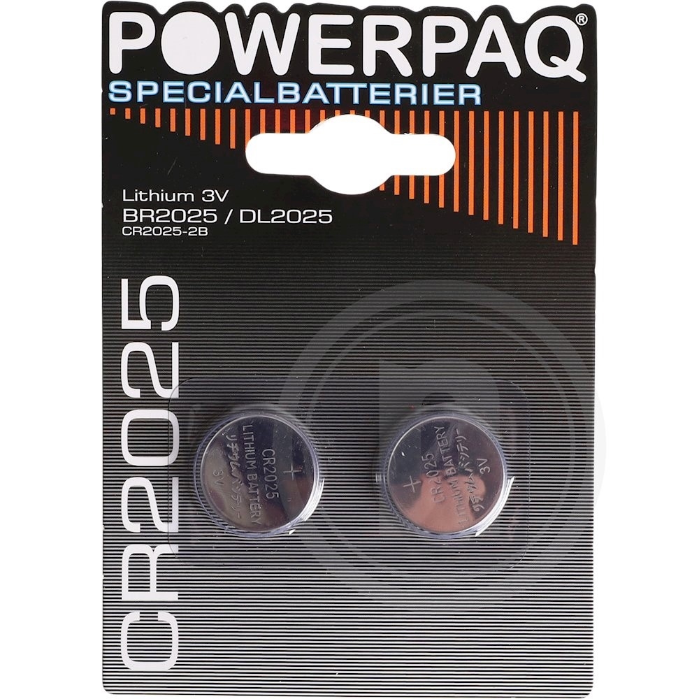 Powerpaq Lithium Knapcelle CR2025