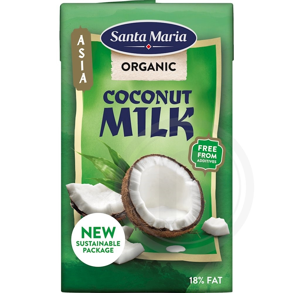 Santa Maria Asia Kokosmælk 18% øko. 250 ml