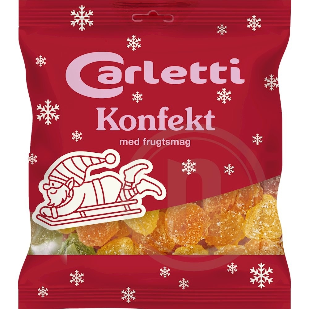 Konfekt med frugtsmag