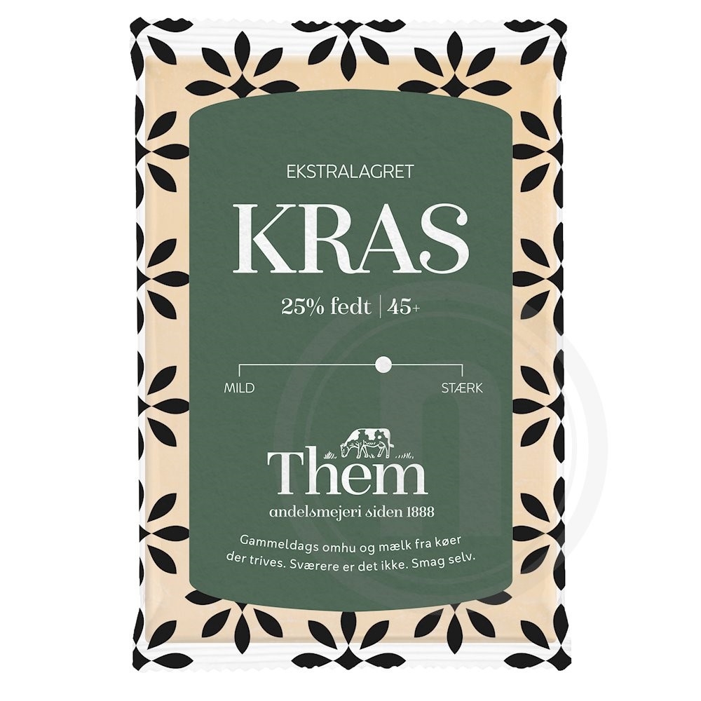 Kras ost i stykke XL 45+