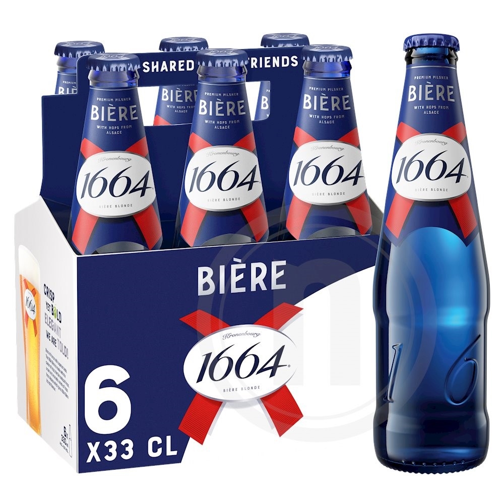 Kronenbourg 1664 Bière 4,5% 6-pak 1980 ml