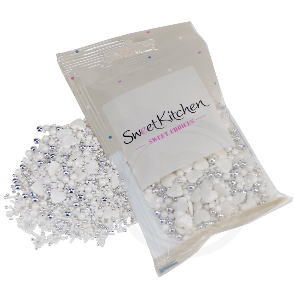 Sweetkitchen Krymmel Hvid/Sølv Jul