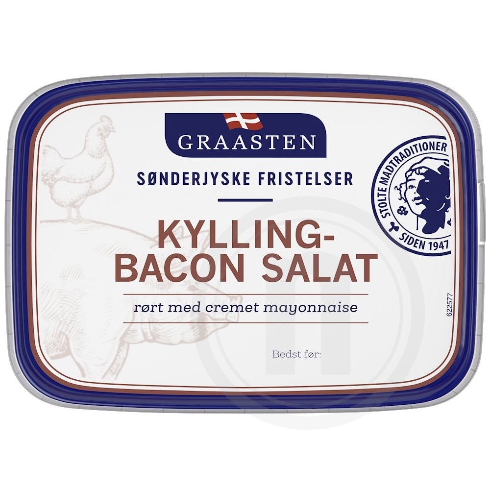 Kylling-bacon salat