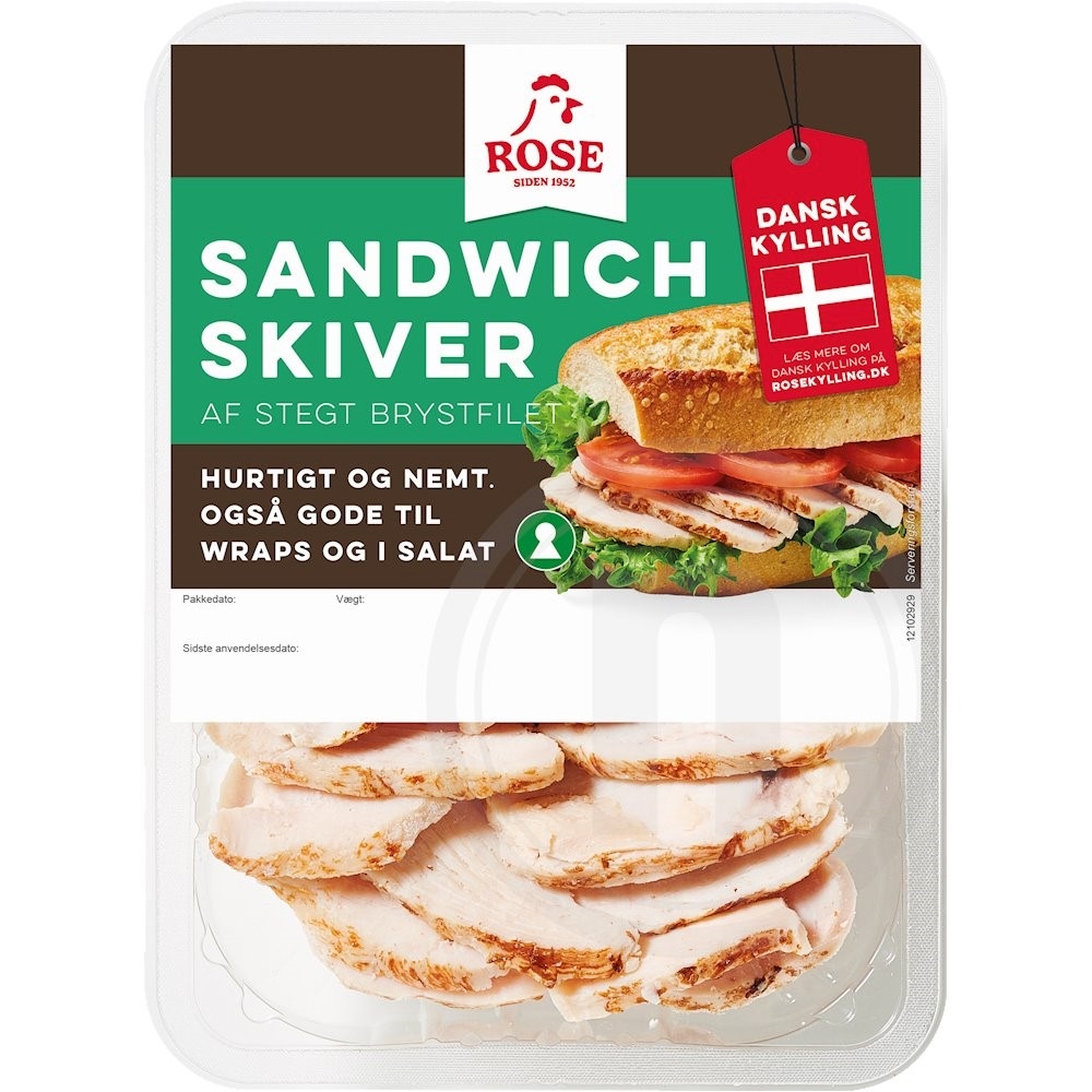 Rose Kyllingebryst i Skiver Stegt