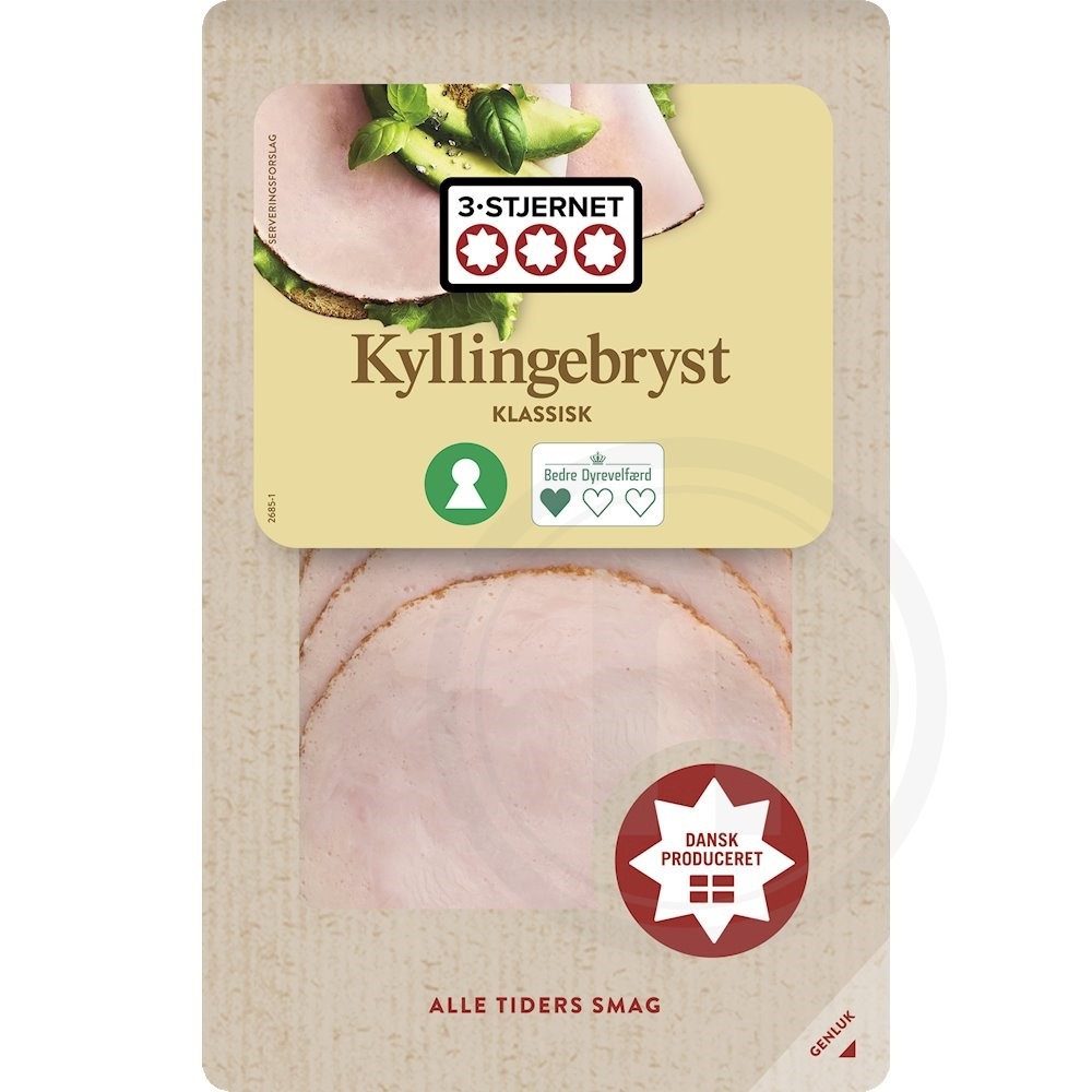 3-Stjernet Kyllingebryst i skiver
