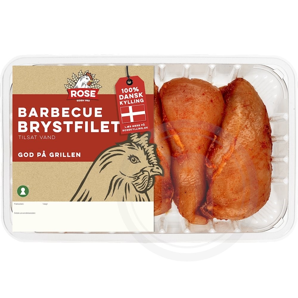Kyllingebryst m. BBQ