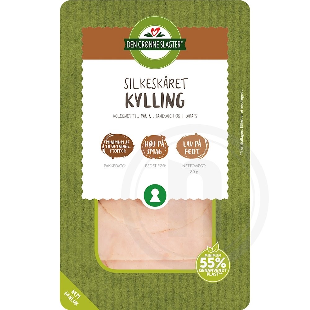 Kyllingebryst (silkeskåret), 80 g / Den Grønne Slagter
