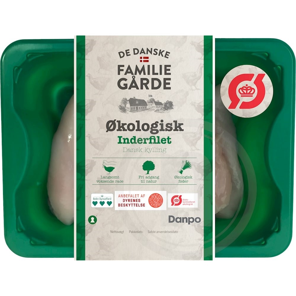 Kyllingeinderfilet øko.