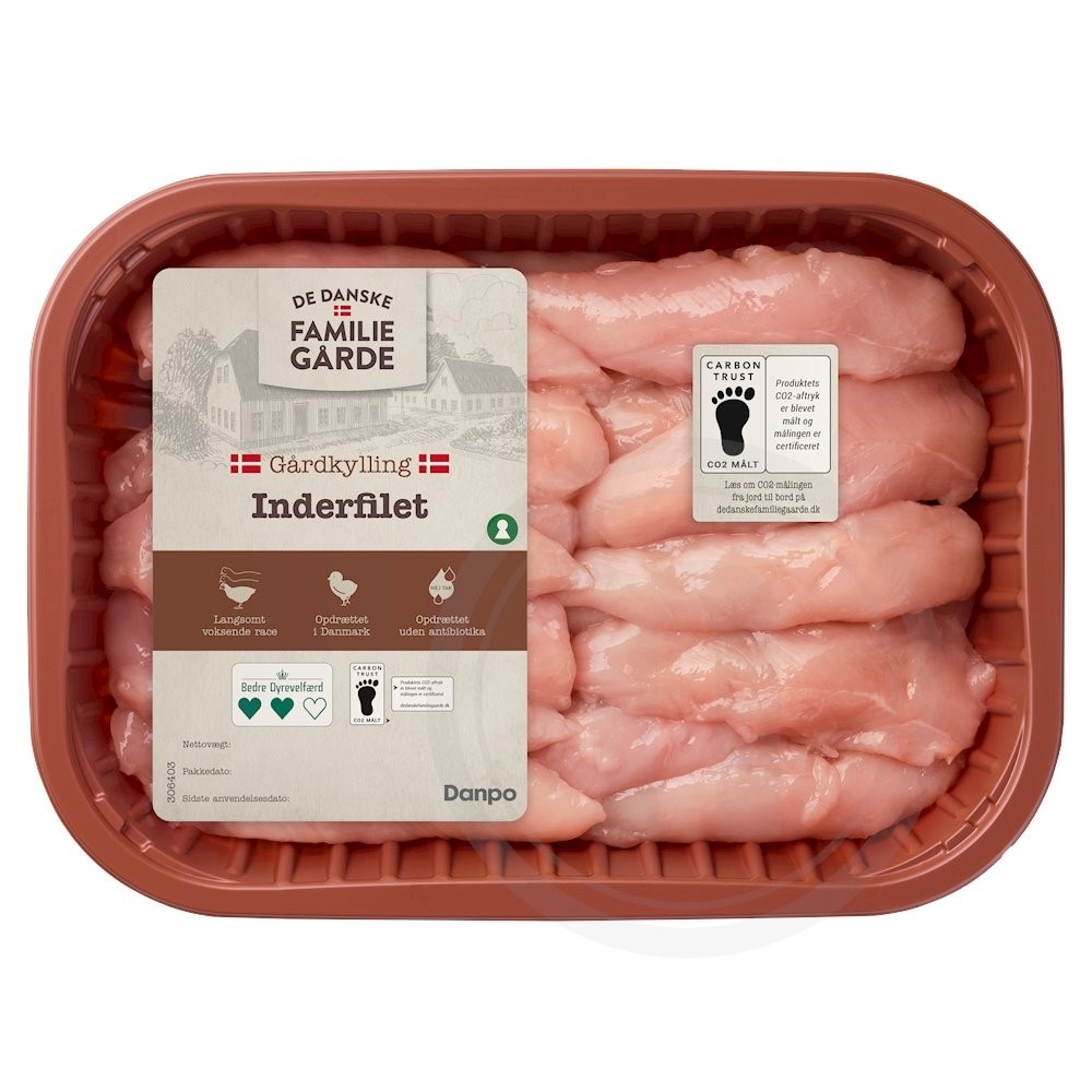 Danske Familiegårde Kyllingeinderfilet 1 kg