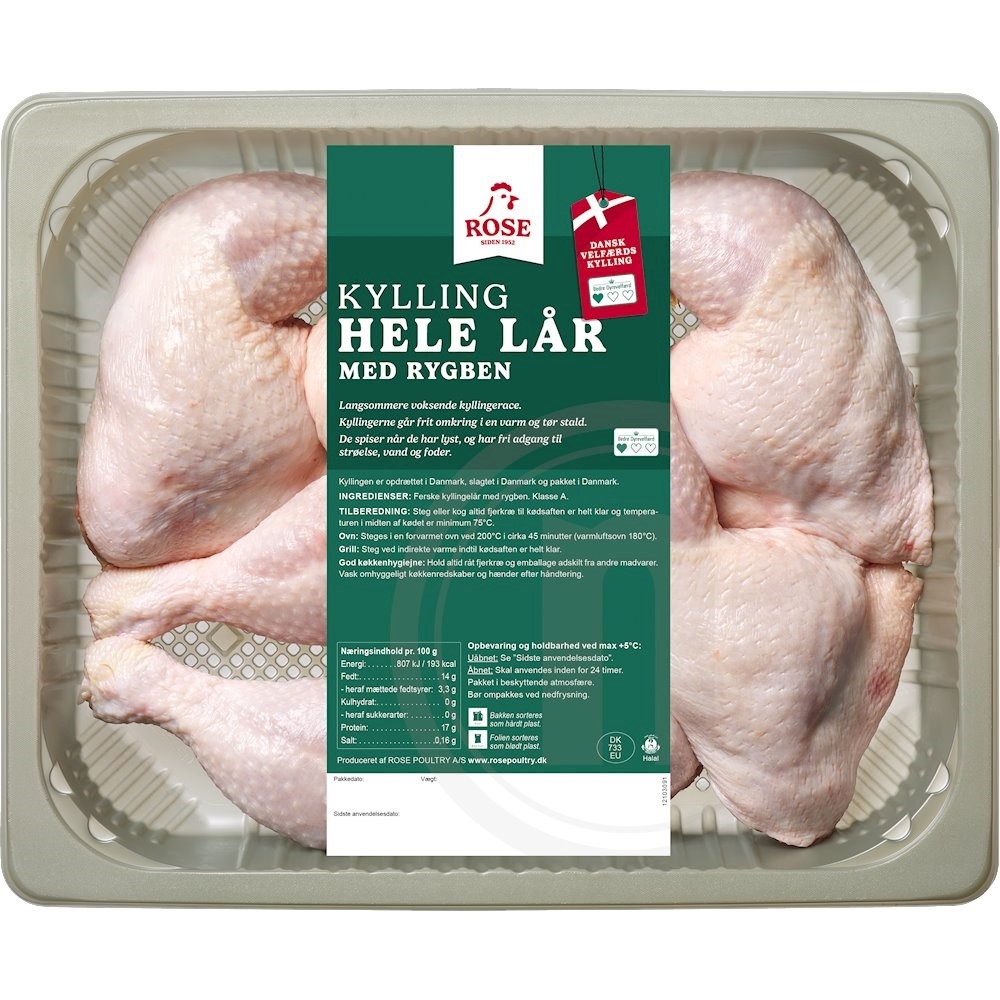 Rose Kyllingelår med rygben