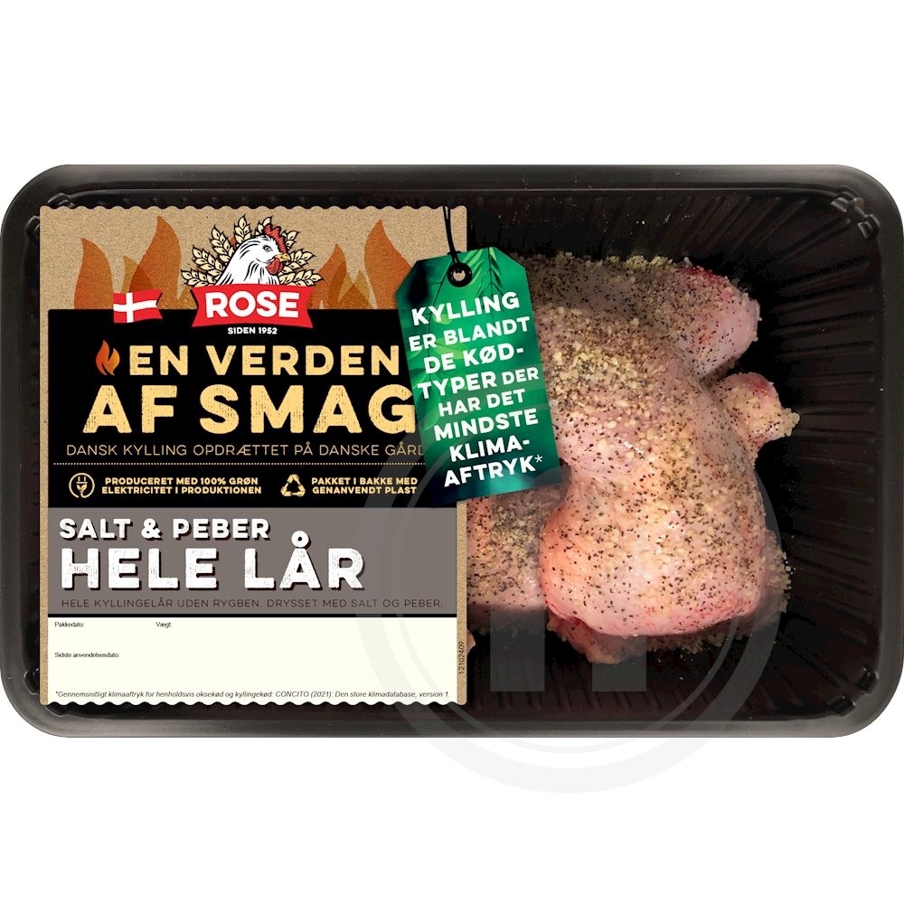 Kyllingelår m. salt og peber