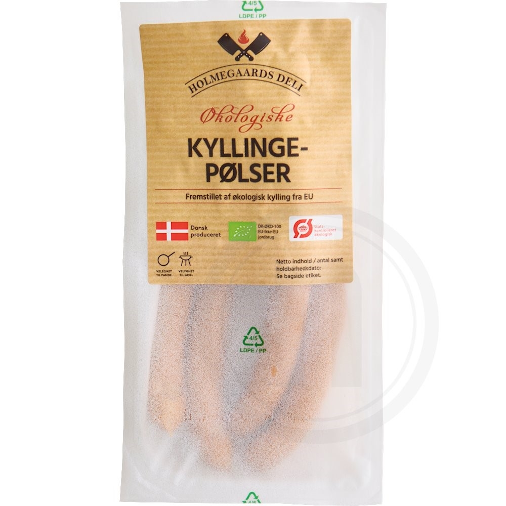 Kyllingepølser øko.