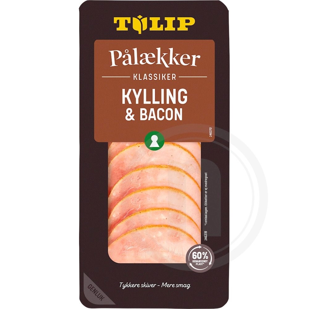 Kyllingeskiver m. bacon