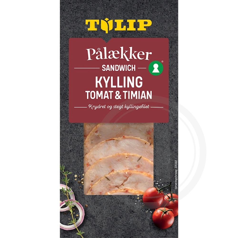 Kyllingeskiver med Tomat og Timian