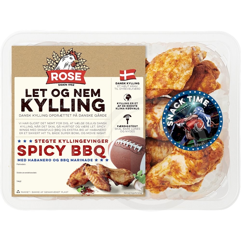 Kyllingevinger spicy (stegte)