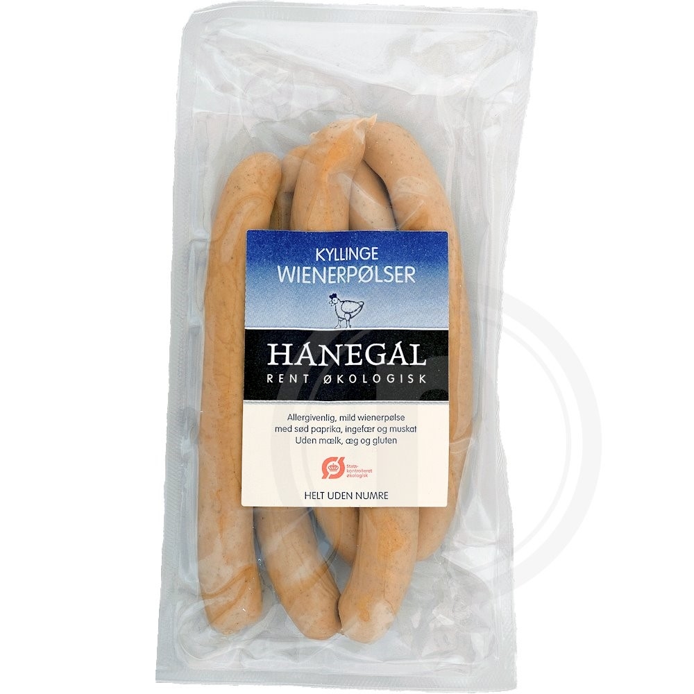 Hanegal Kyllingewienerpølser Ø