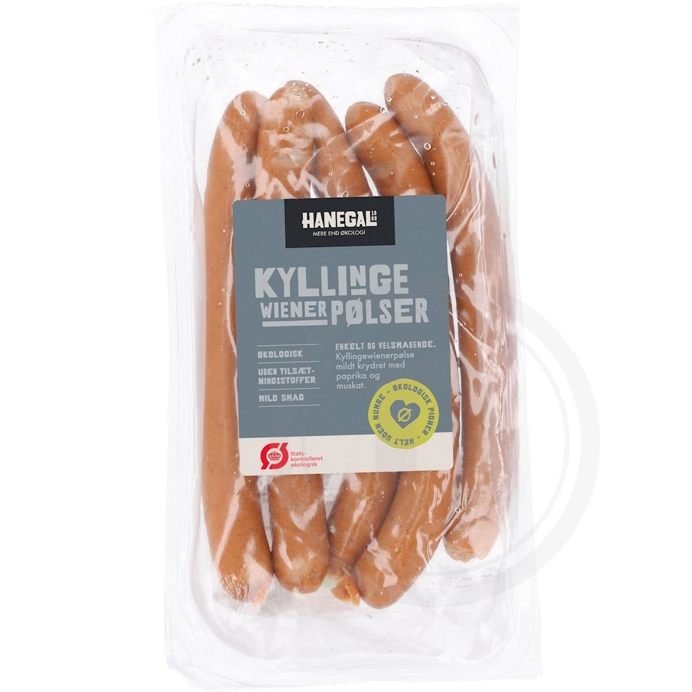 Kyllingewienerpølser øko.