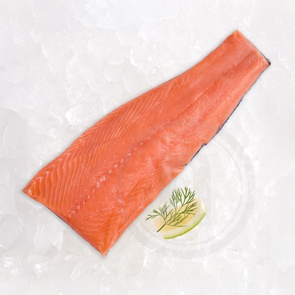 Laksefilet med skind