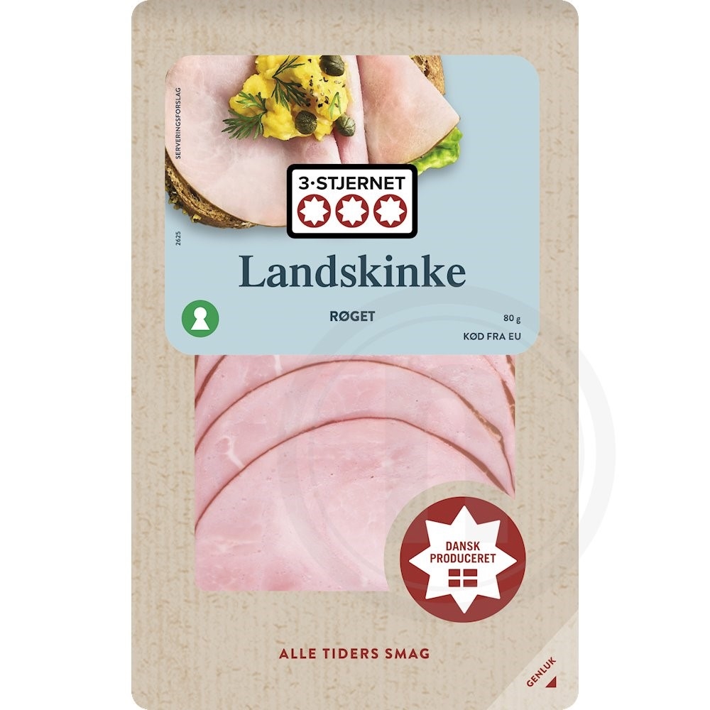 Landskinke (røget og grillet)