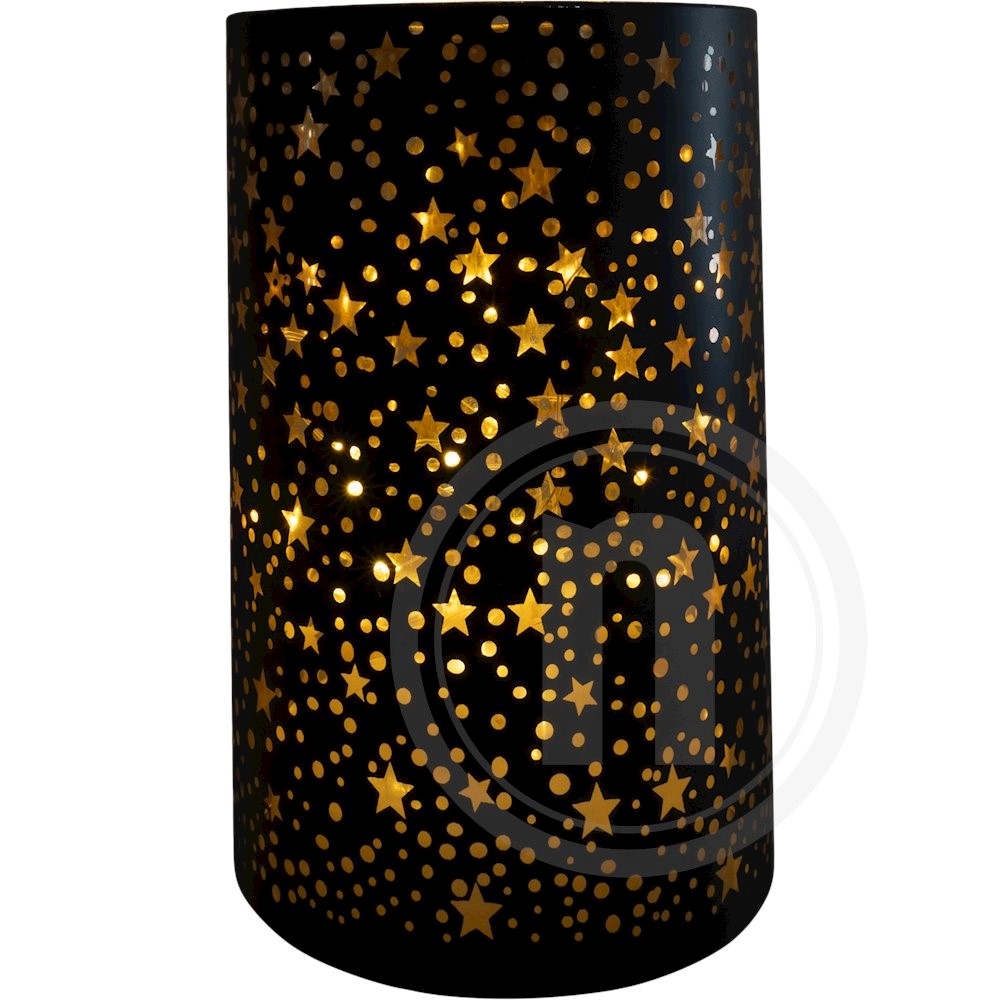 Lanterne m. LED (sort)