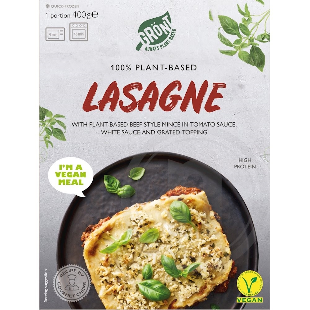 Grönt Lasagne Plantebaseret