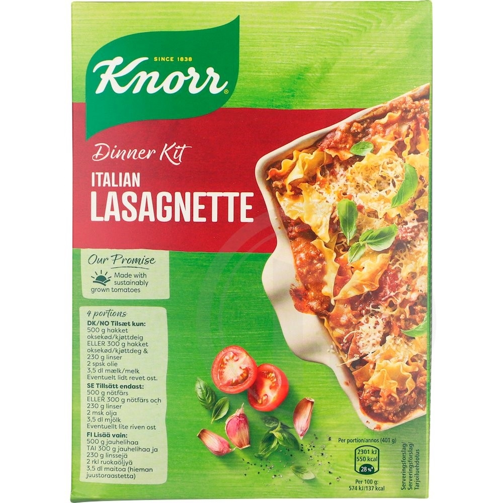 Knorr Lasagnette mix