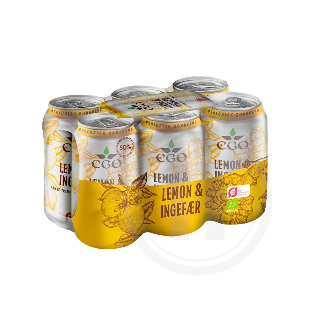 EGO Sodavand citron & ingefær øko 1980 ml