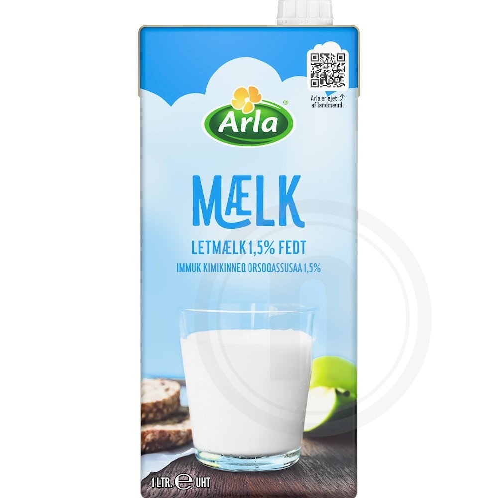 Letmælk 1,5% (langtidsholdbar)