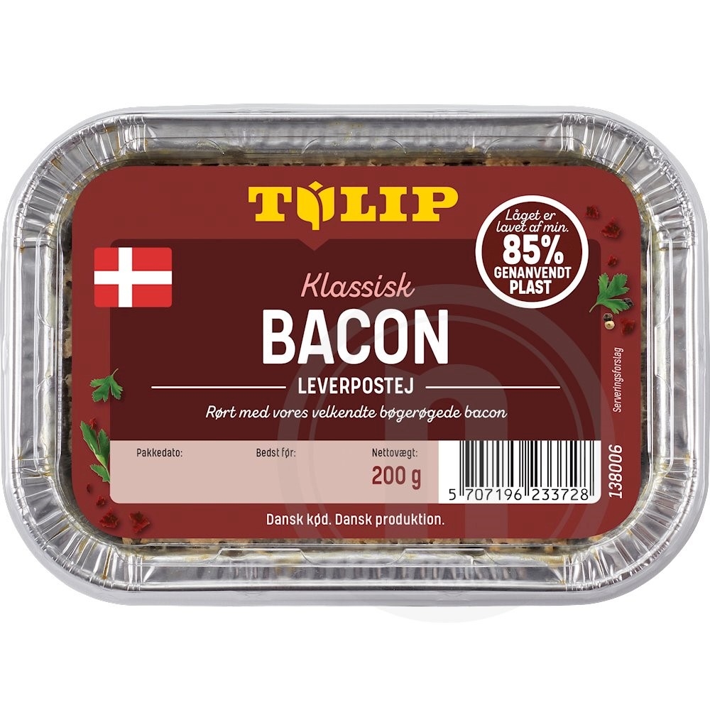 Leverpostej m. bacon
