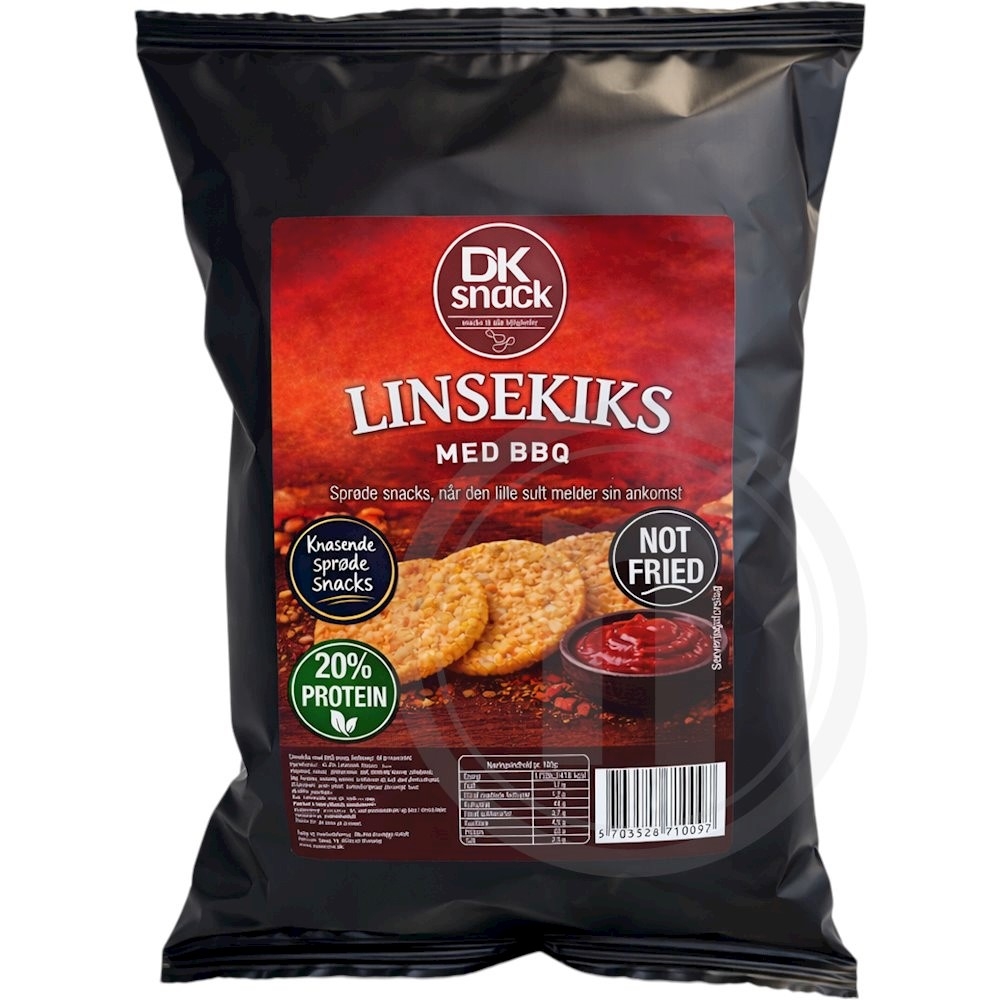 Linsekiks med BBQ