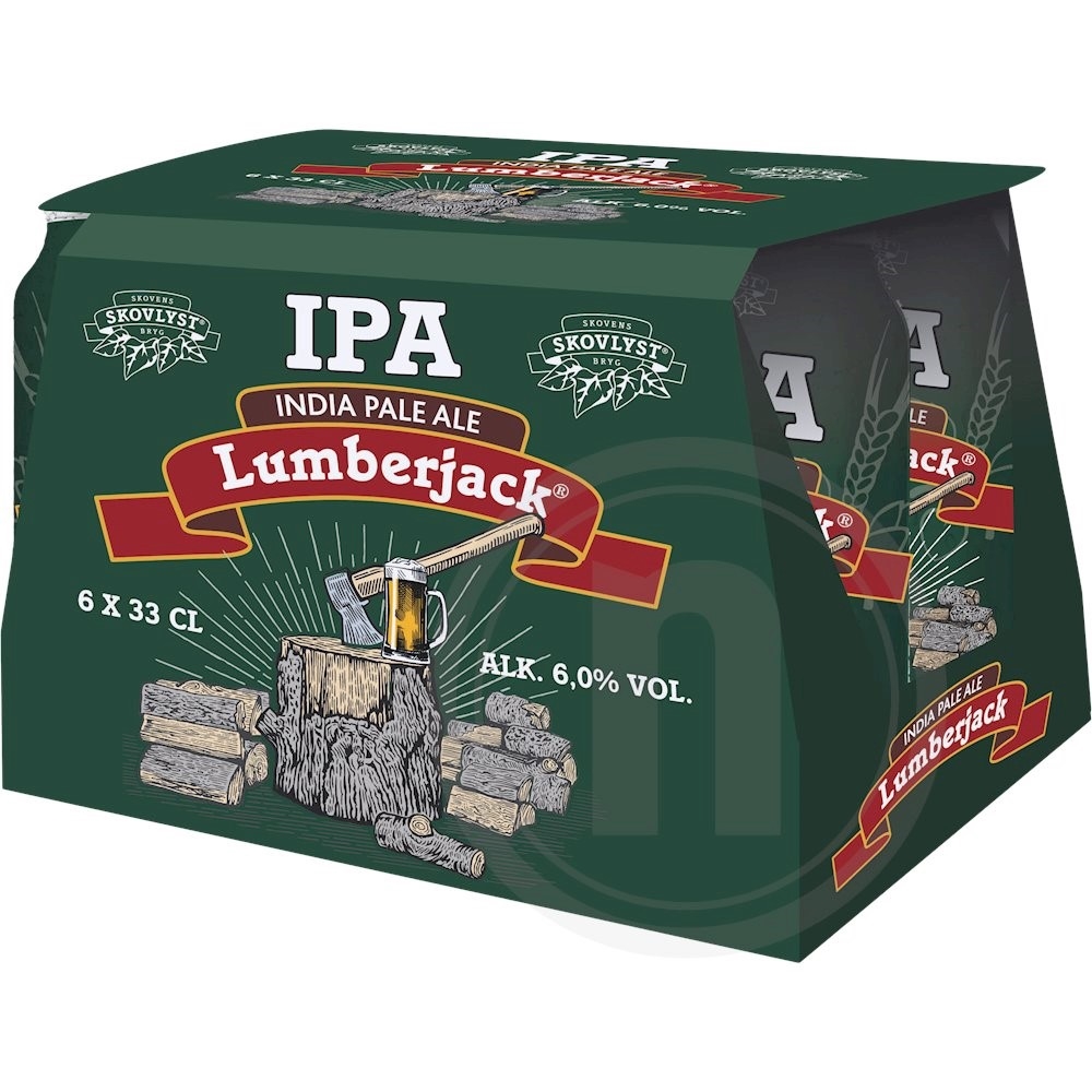 Lumberjack IPA (dåse) fra Skovlyst Leveret med