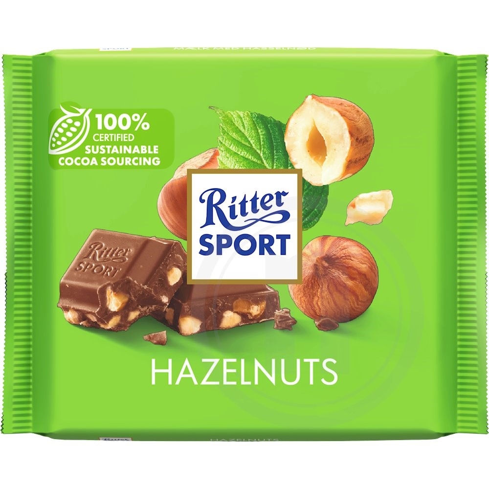 Mælkechokolade m. hasselnødder