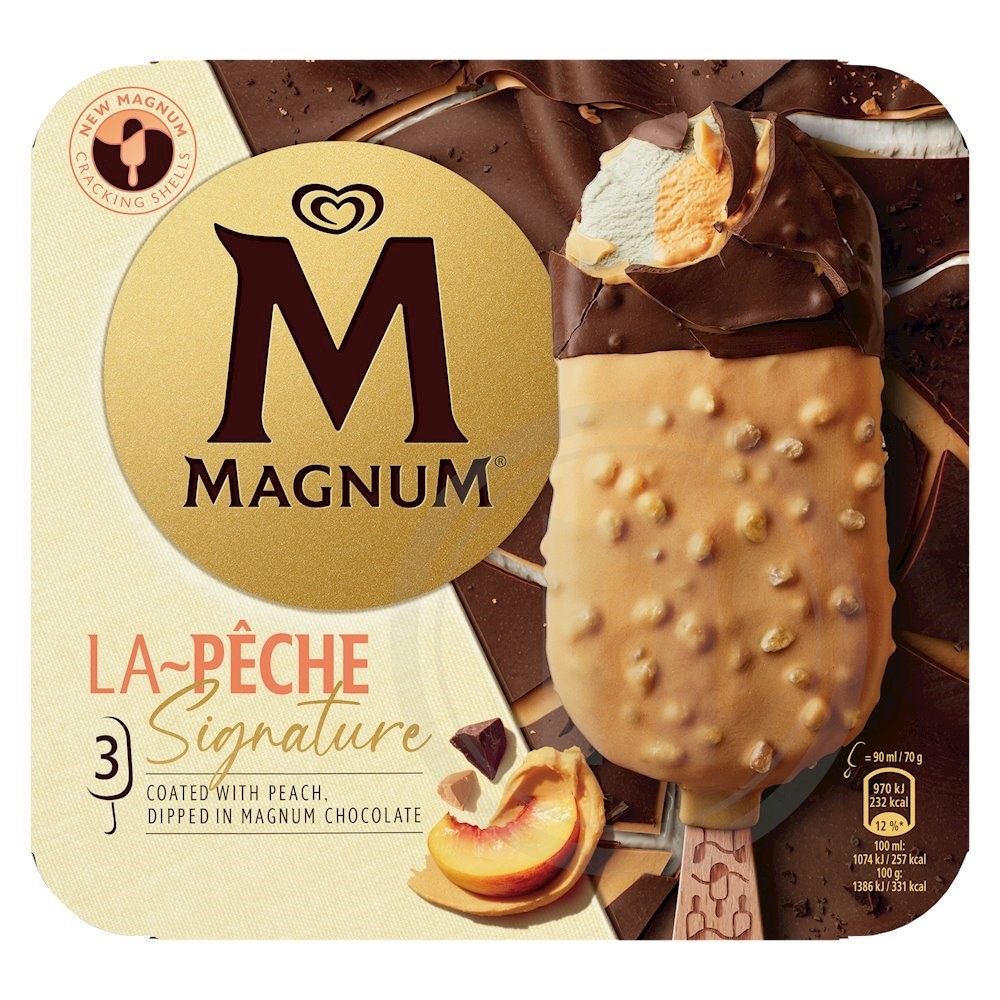 Magnum m. fersken is