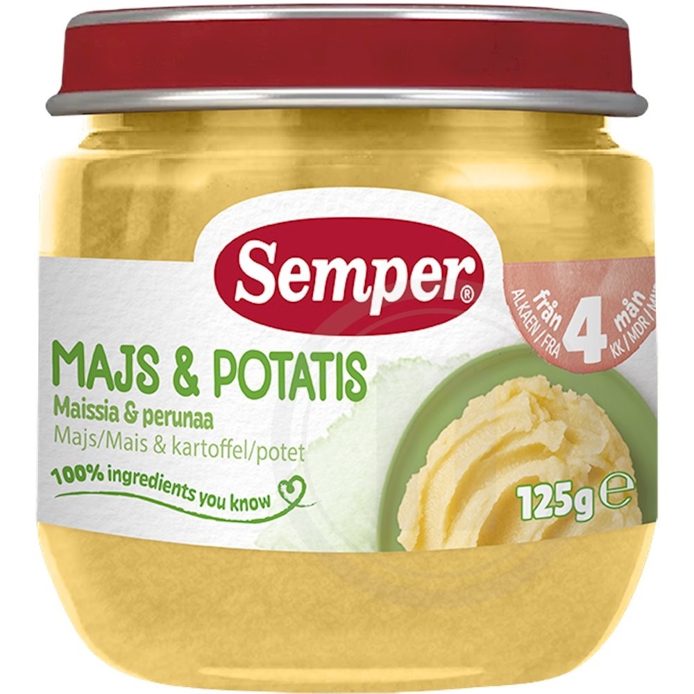 Semper Majs og Kartoffelmos