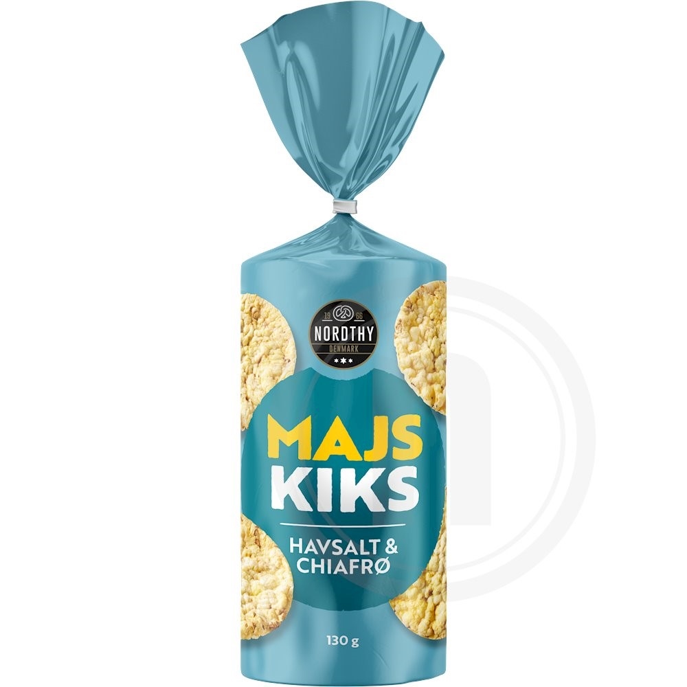 Nordthy Majskiks med chia og havsalt