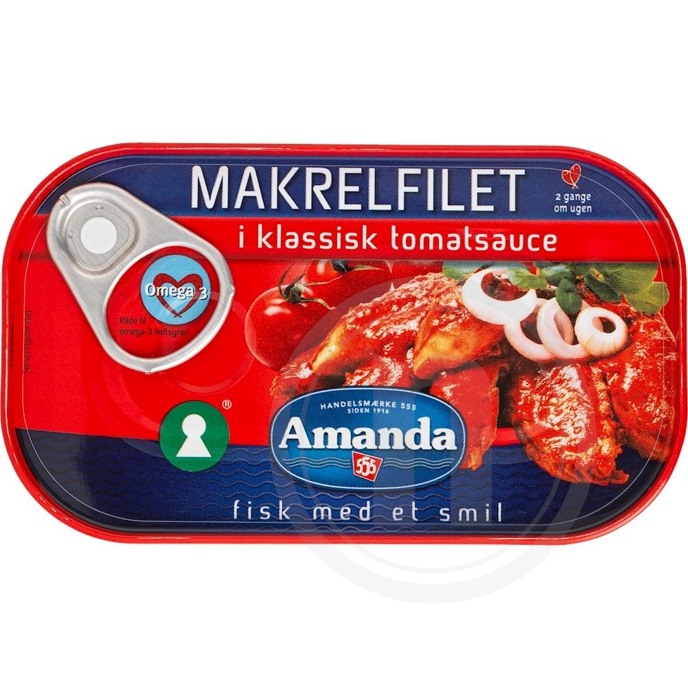 Makrelfilet i tomat