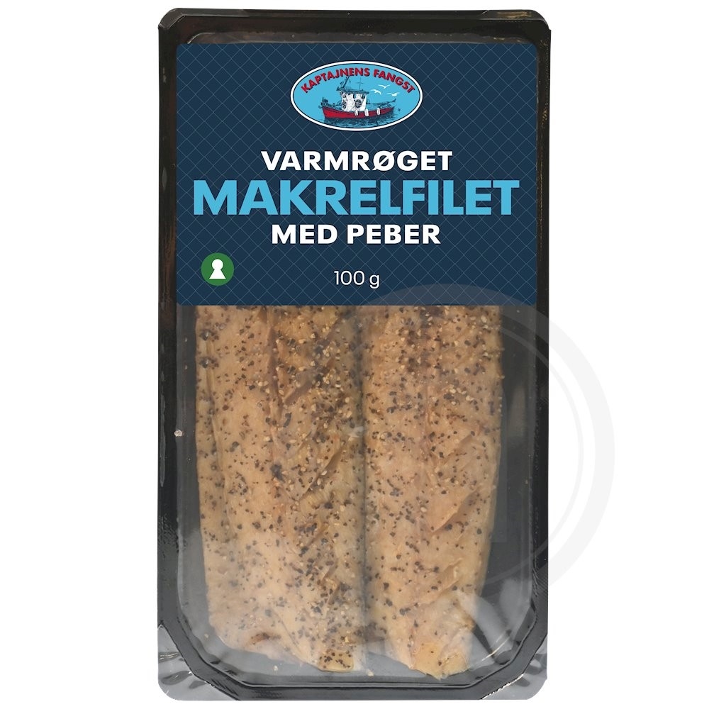 Makrelfilet m. peber