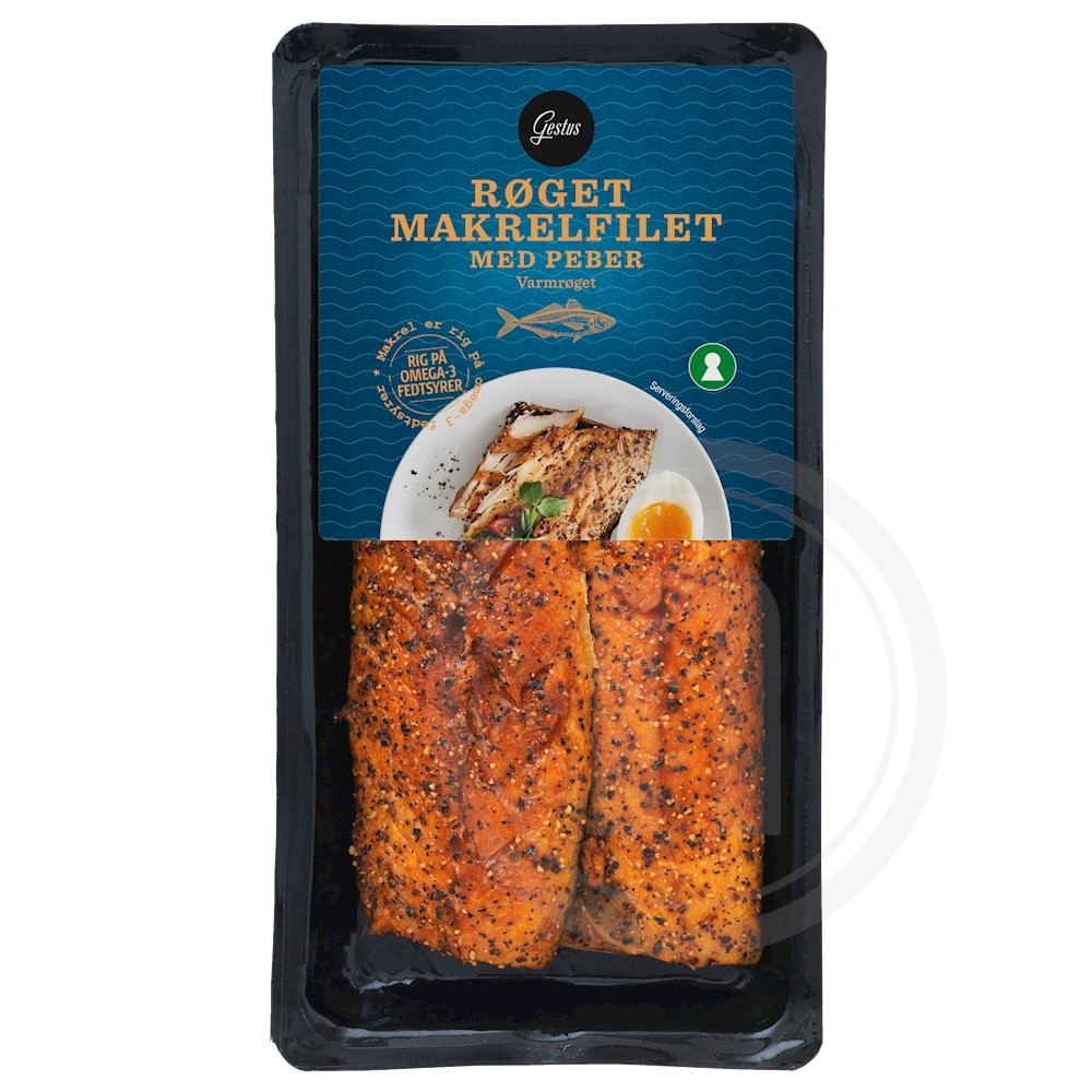 Makrelfilet m. peber