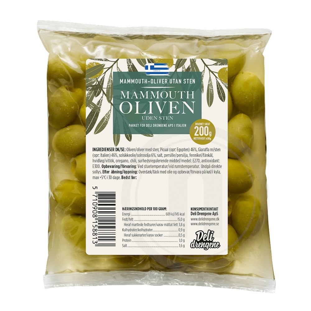 Deli Drengene Mammouth Oliven