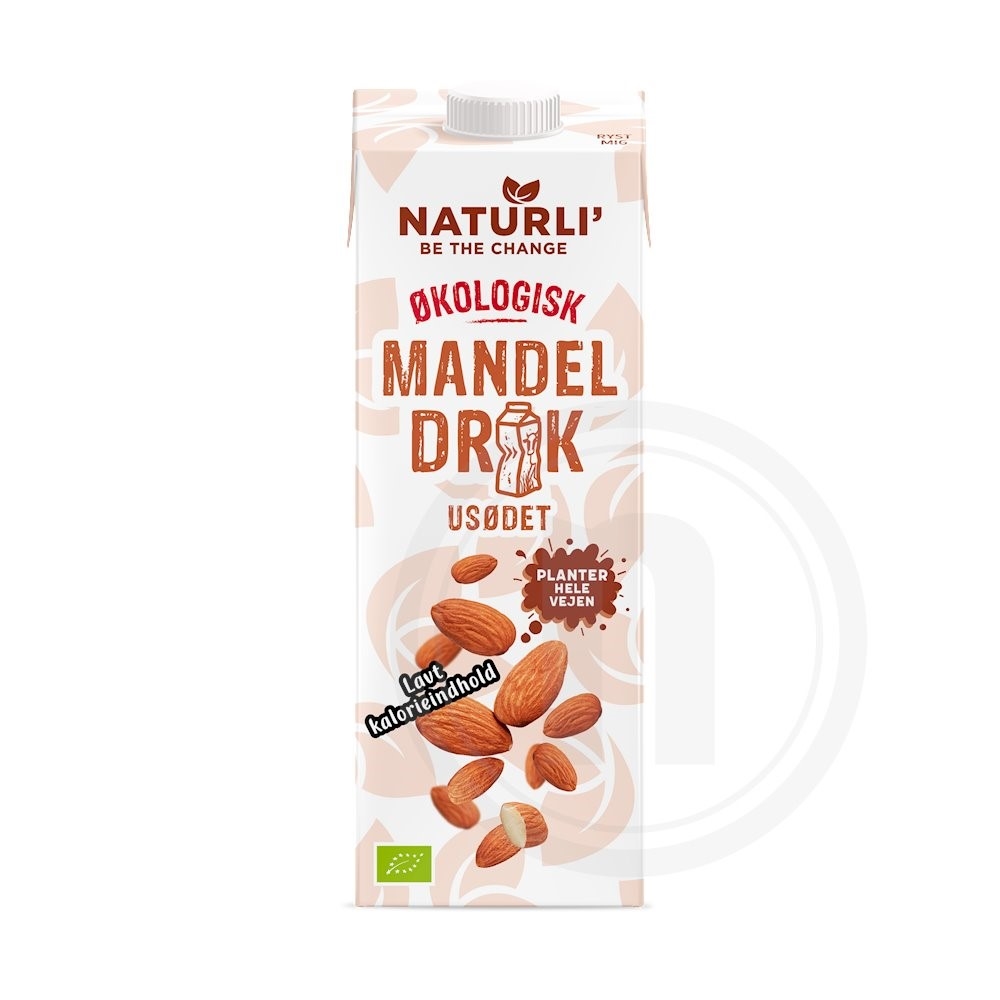 Naturli' Mandeldrik Usødet Øko.