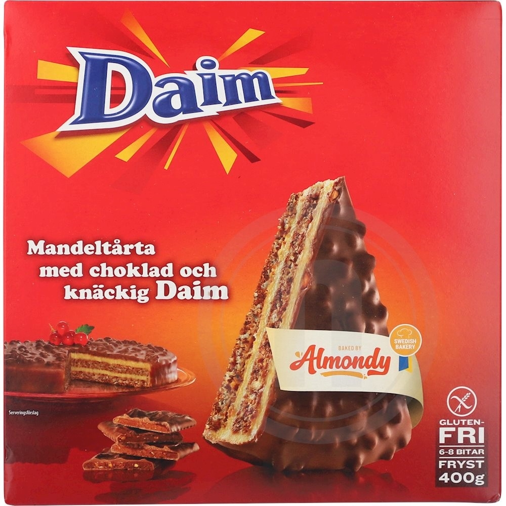 Almondy Mandeltærte m. Daim 400 g